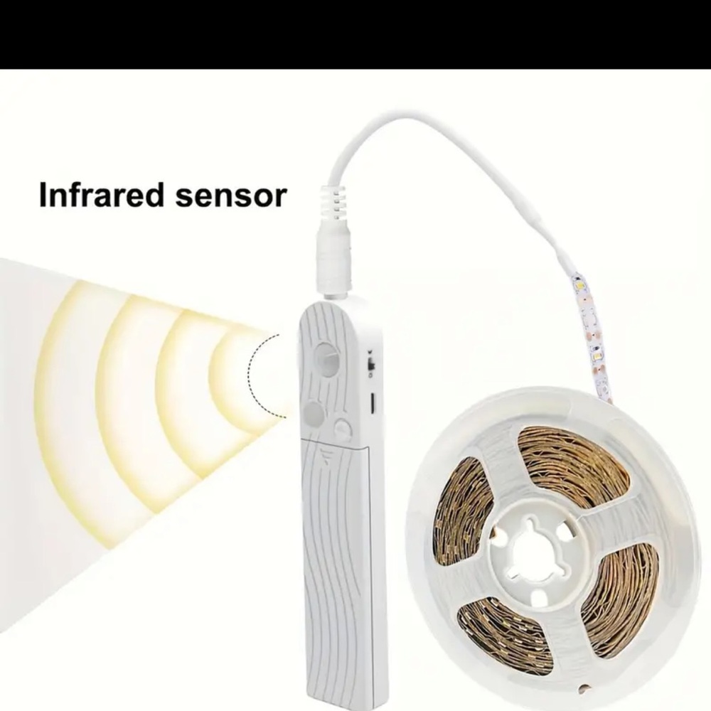 🆕 Warm Light LED Motion Sensor Light Strip - Picture 5 of 7